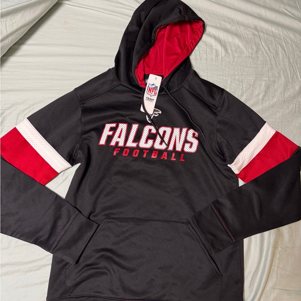 Atlanta Falcon NFL Team Apparel - NEW Black and Red Hoodie - men’s medium